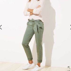 The Loft Size 0 Olive Jeans